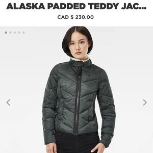 G star Alaska padded teddy jacket